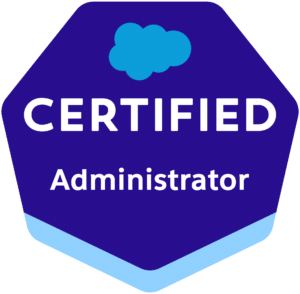 salesforce certified administrator trailhead badge image
