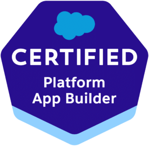 Salesforce Certified Platform App Developer Certificate Badge