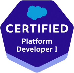 Salesforce Certified Platform Developer I Certificate Badge