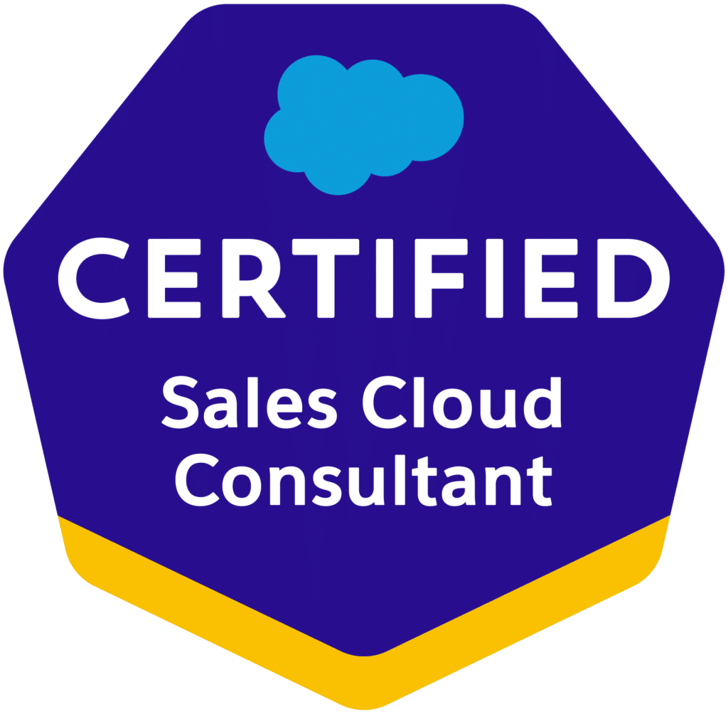 Salesforce Certified Sales Cloud Consultant Certificate Image