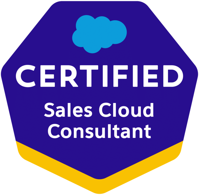 Salesforce Certified Sales Cloud Consultant Certificate Image