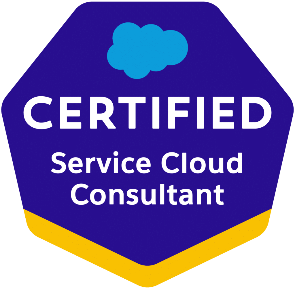 Salesforce Certified Service Cloud Consultant Certificate Image