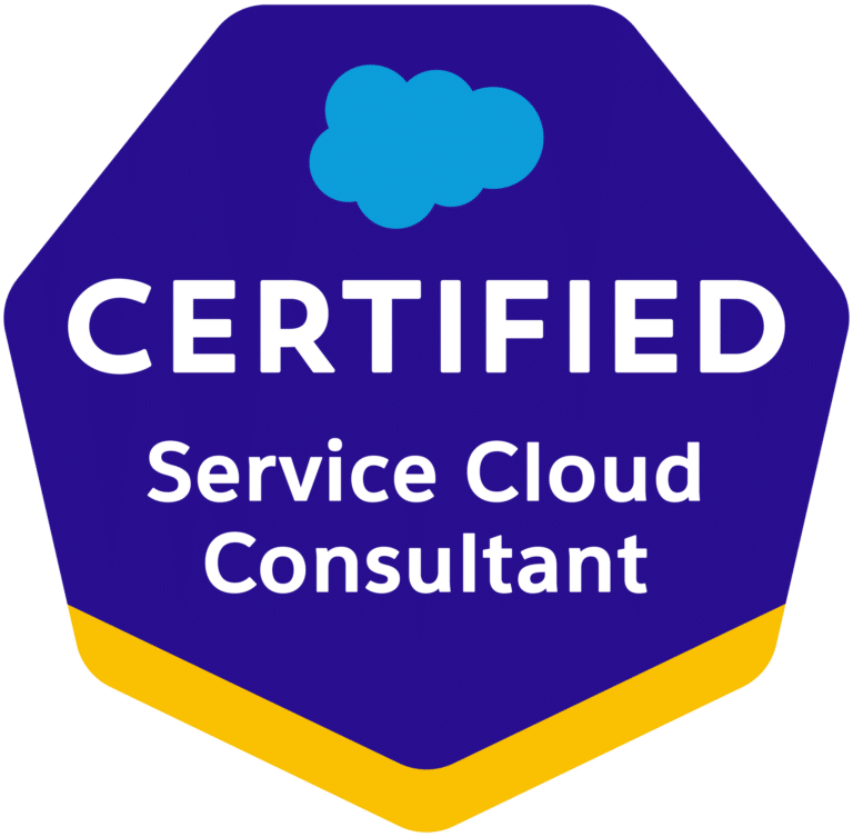 Salesforce Certified Service Cloud Consultant Certificate Image