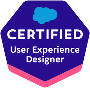 Salesforce Certified User Experience Designer Certificate Image