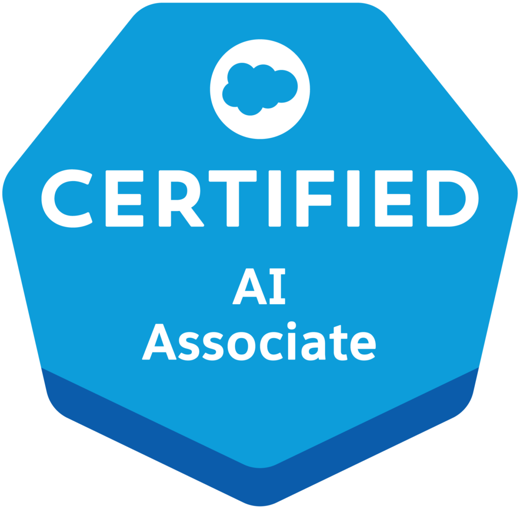 Salesforce Certified AI Associate Trailhead Badge