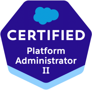 salesforce platform administrator 2 badge