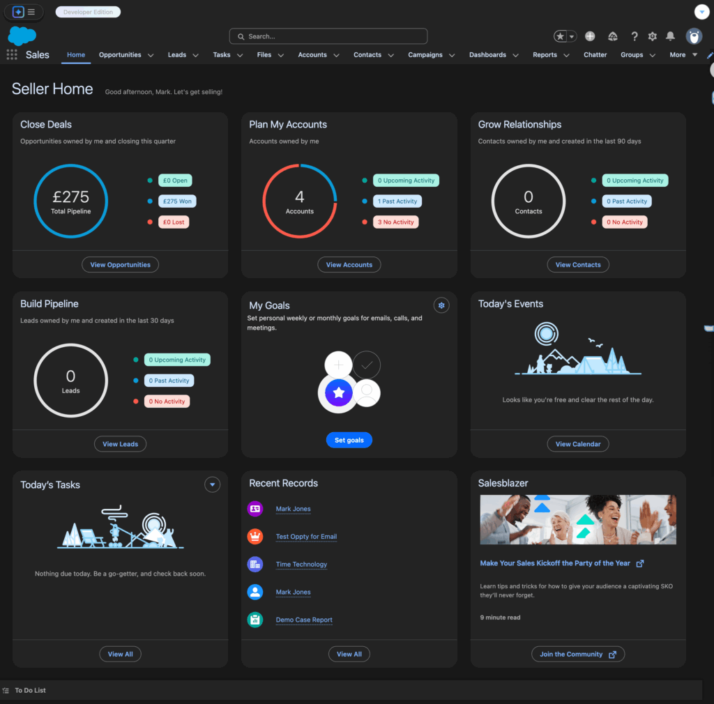 Dark Mode Screenshot