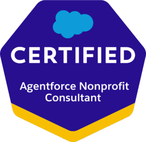 Agentforce Nonprofit cert badge
