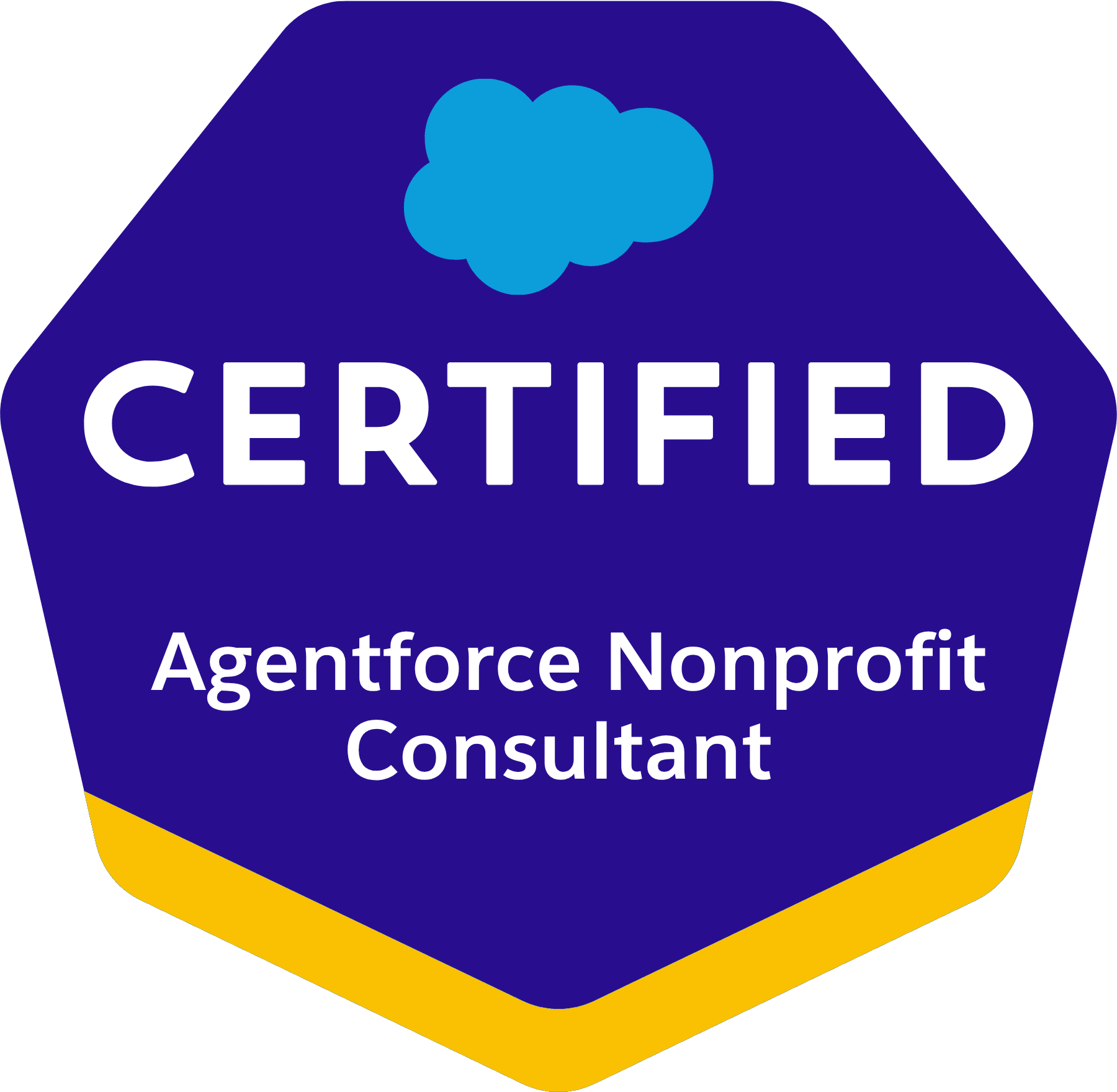 Agentforce Nonprofit cert badge